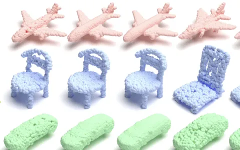 Teaser figure from “FrePolad: Frequency-Rectified Point Latent Diffusion for Point Cloud Generation”